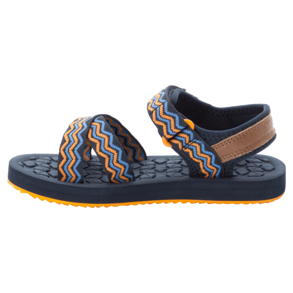 Jack Wolfskin Blauw-oranje Beste Kinder Zulu