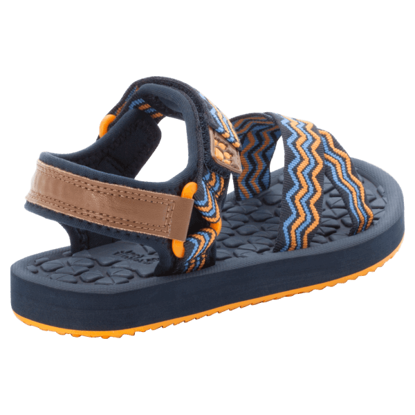 Jack Wolfskin Blauw-oranje Beste Kinder Zulu