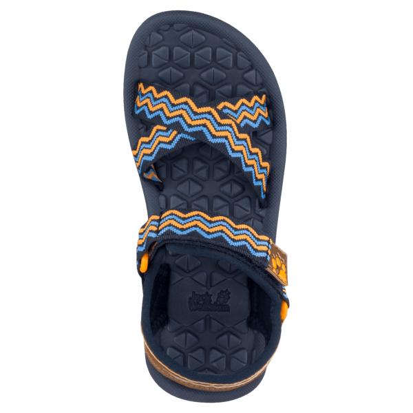 Jack Wolfskin Blauw-oranje Beste Kinder Zulu