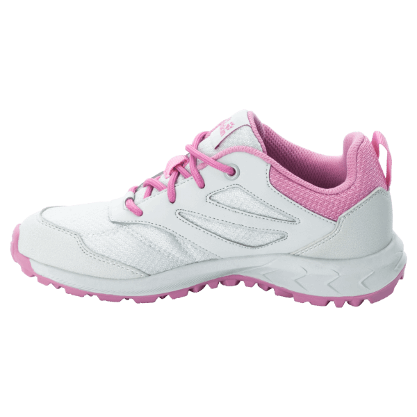 Jack Wolfskin Collectie Grijs Roze Kid's Woodland Laag