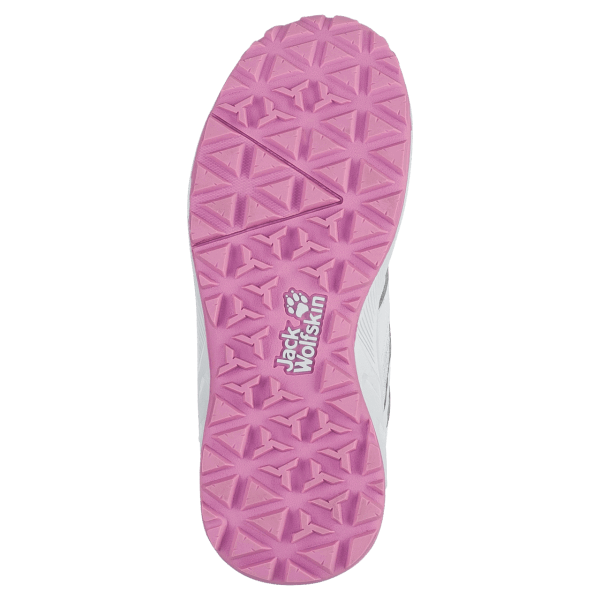 Jack Wolfskin Collectie Grijs Roze Kid's Woodland Laag