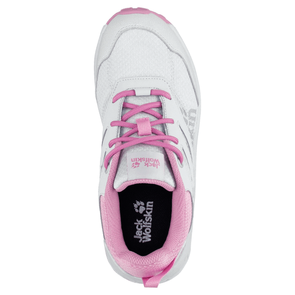 Jack Wolfskin Collectie Grijs Roze Kid's Woodland Laag